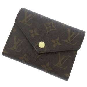 Louis Vuitton Monogram Victorine Wallet Fuchsia Pink Trifold